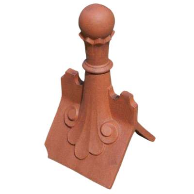 Angled gable finials
