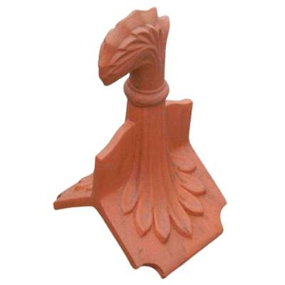 Curved leaf finials