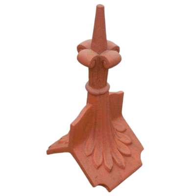 Fleur de lys finials