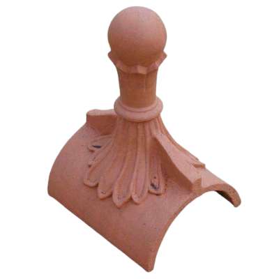 Half round finials