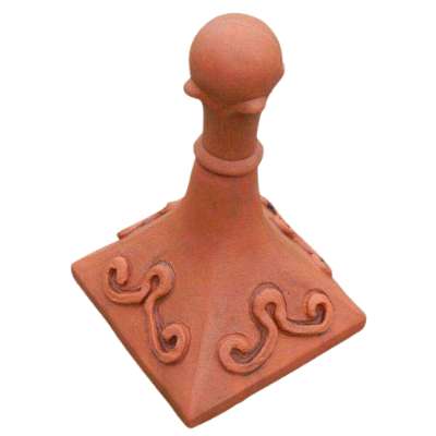 Square spire finials