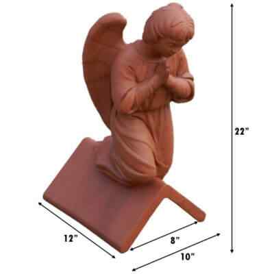 angel on a 45 degree ridge tile1.jpg