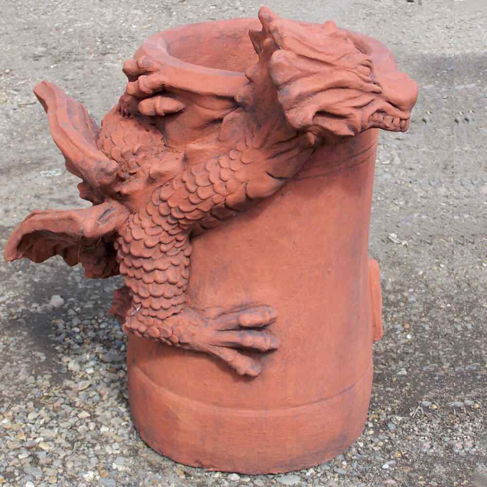 dragon chimney pot smirk