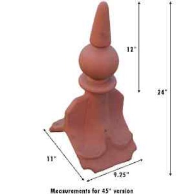 Gable gargoyle roof finial
